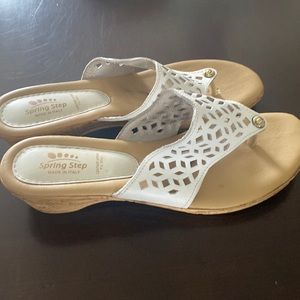 Pretty White Sandals